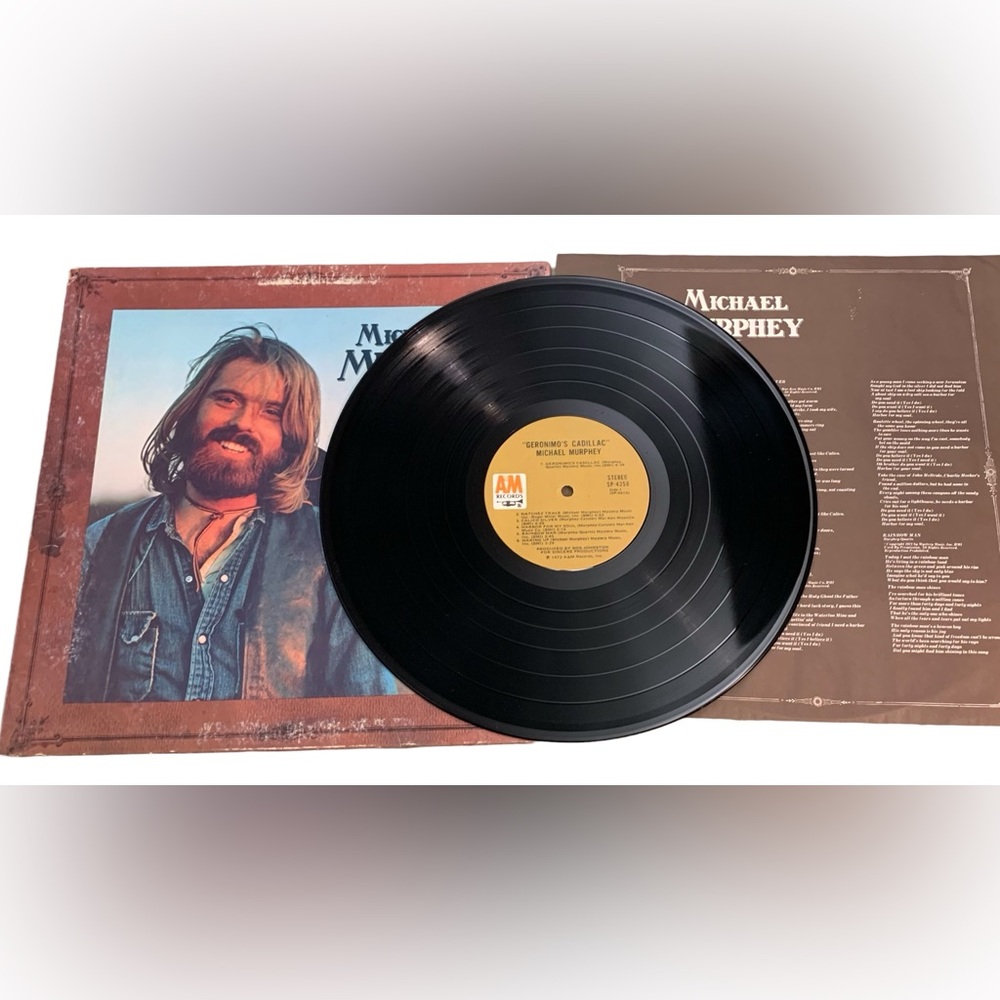 1970’s Michael Murphey Original 70’s Vinyl LP Collection, 4 of His Best Albums. - Picture 5 of 14